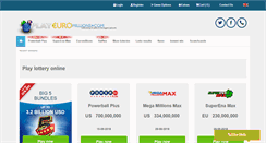 Desktop Screenshot of playeuromillions.com